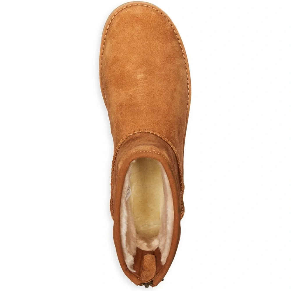 NEW UGG Women’s 1122671 Classic Logo Zip Mini Boots